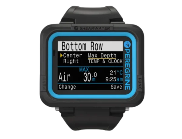 Peregrine_Customization_1 Shearwater Peregrine Dive Computer
